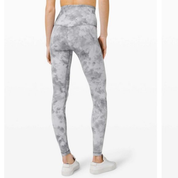 Lululemon Align Pant 28" *Criss Cross Waist - Diamond Dye Stargaze Purple - Sz 0 - Picture 14 of 16